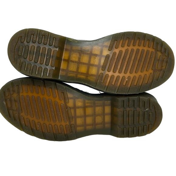 Dr. Martens 1460 Flat White Combat Boots - WHITE & BLACK - Picture 9 of 12